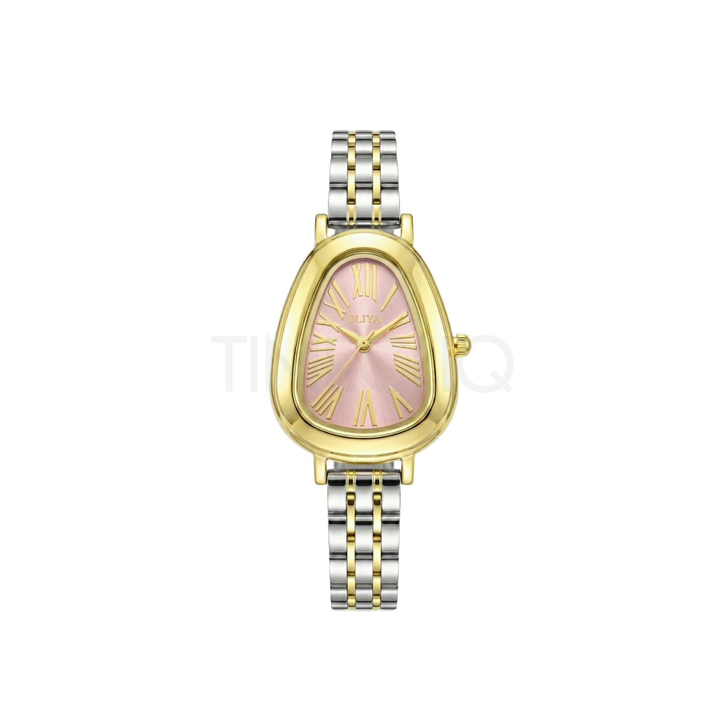 Oliya 2016 Women’s Retro Vintage Watch – Light Pink Dial | Elegant Ladies Wristwatch