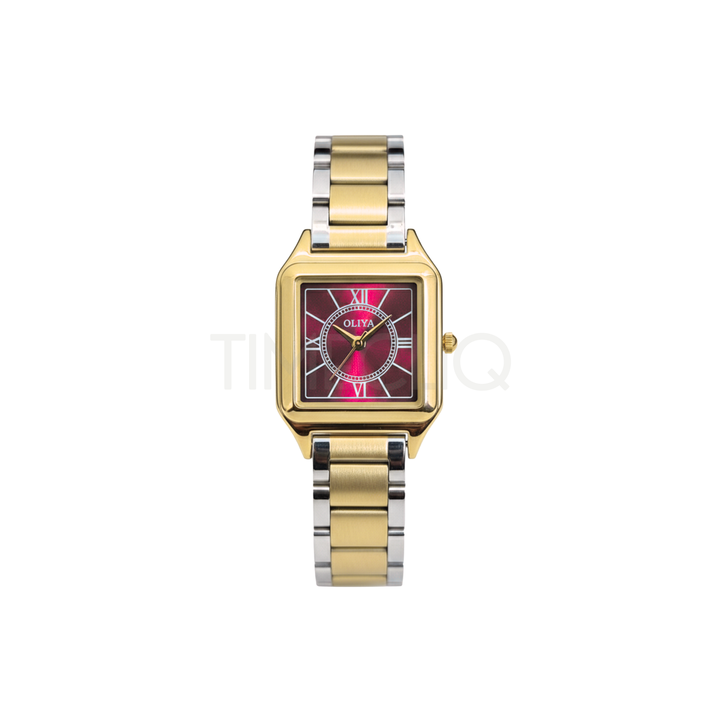 Oliya 6103 Women’s Formal Wristwatch – Elegant Magenta Dial Ladies Watch