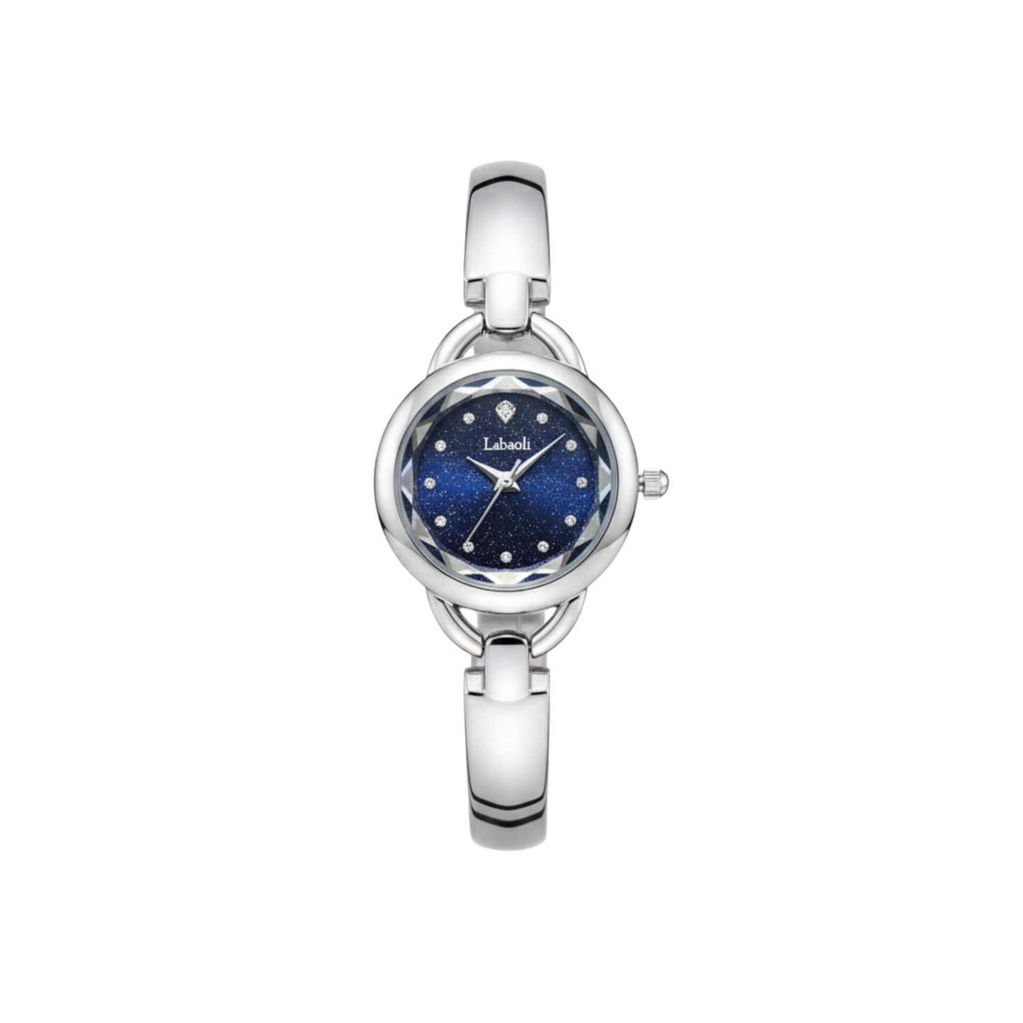 Labaoli LA429L Women’s Stainless-Steel Silver Bracelet Watch- Blue Dial