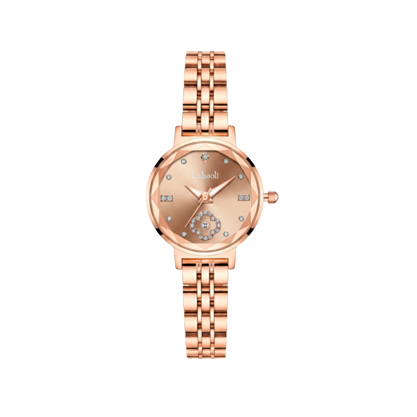 Labaoli LA316L Women’s Stainless-Steel Rose gold Watch- Beige Dial