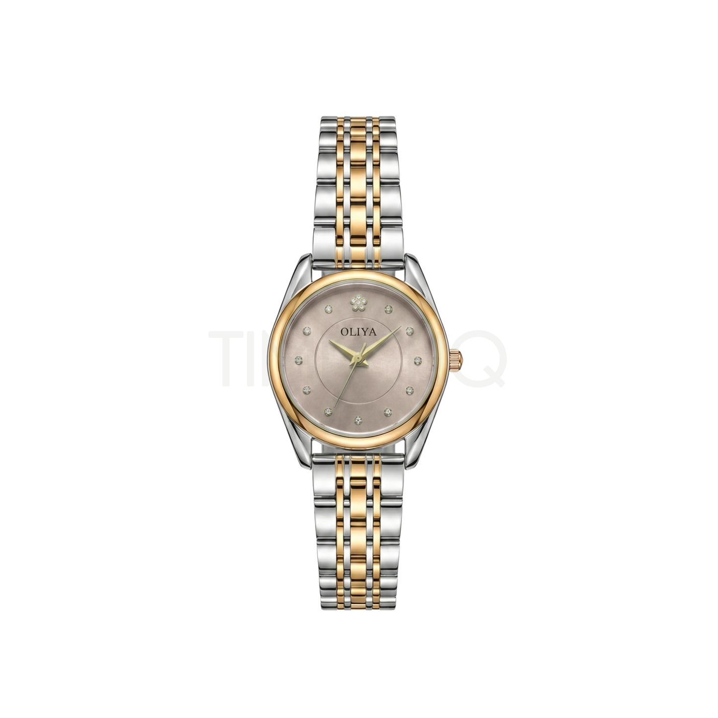 Oliya 6658 Grey Dial Two-Tone Women’s Watch.