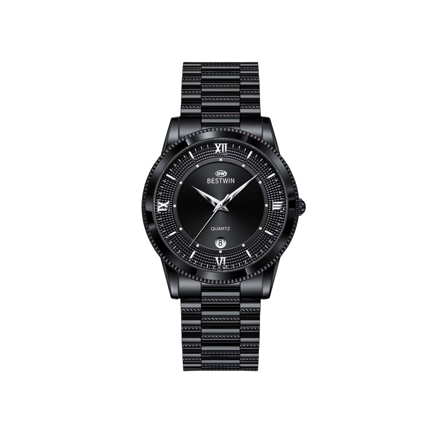 Bestwin 232 Classic Luxury Quartz Men's Watch Black