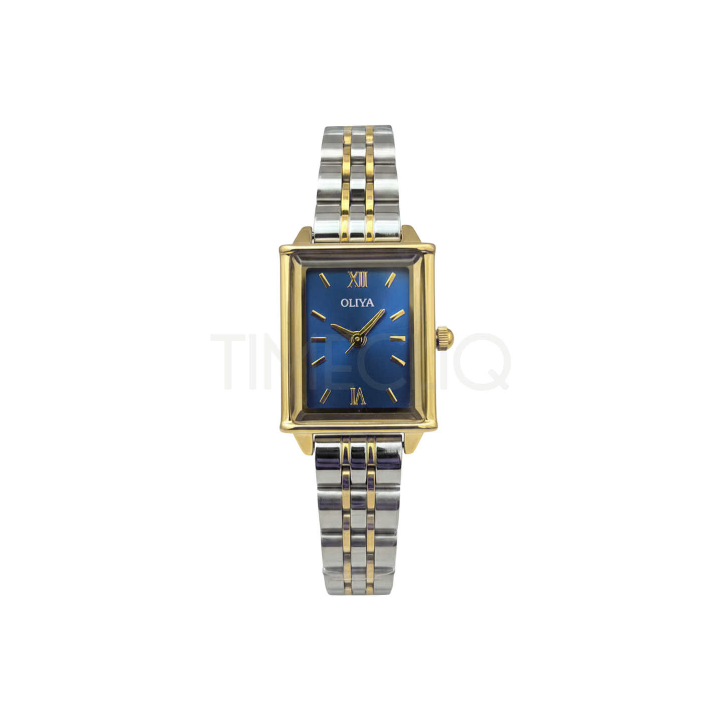 Oliya 860 Elegent Ladies Two Toned Watch Blue Dial