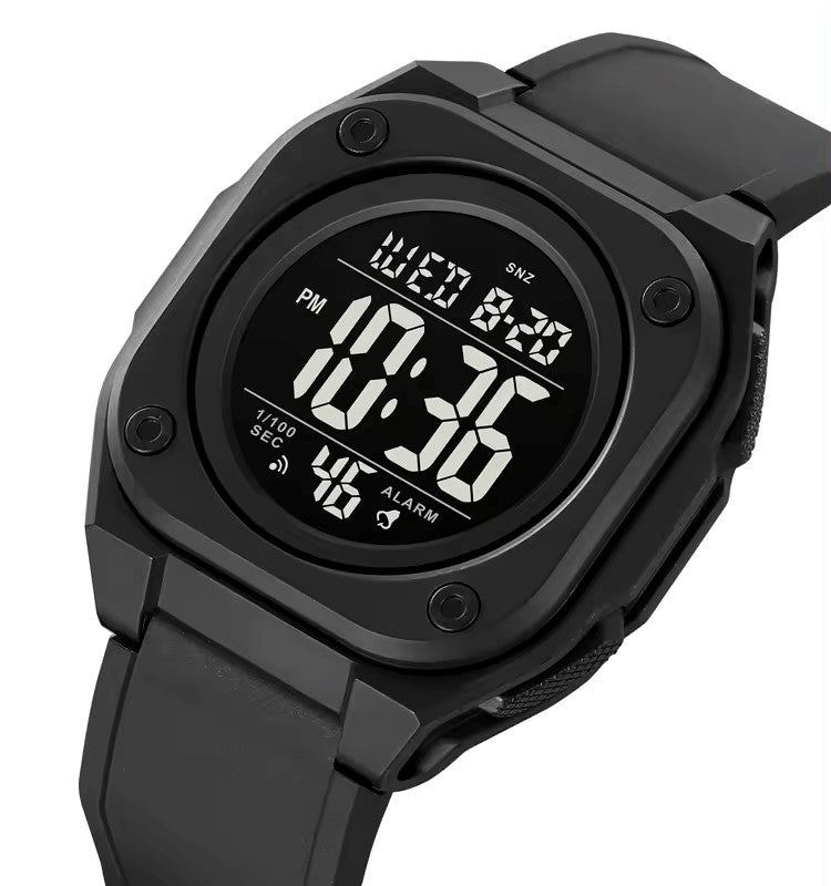 SKMEI 2160 Luminous waterproof multi-functional wrist-watches for Men’s- Black