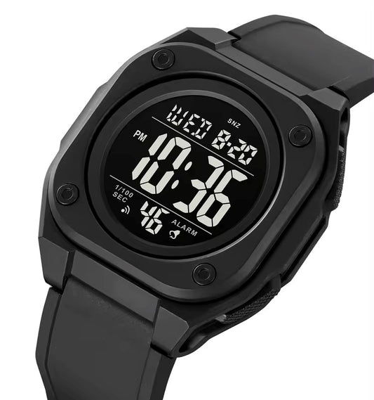 SKMEI 2160 Luminous waterproof multi-functional wrist-watches for Men’s- Black