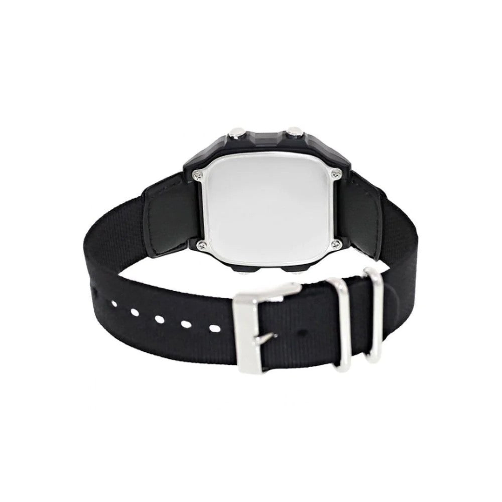 CASIO AE-1200WHB-1BV Military-Style Digital Watch with Black Nylon Strap