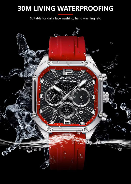 CRRJU 2311 Luxury Active Chronograph Military Movement water resistant Men’s Watch