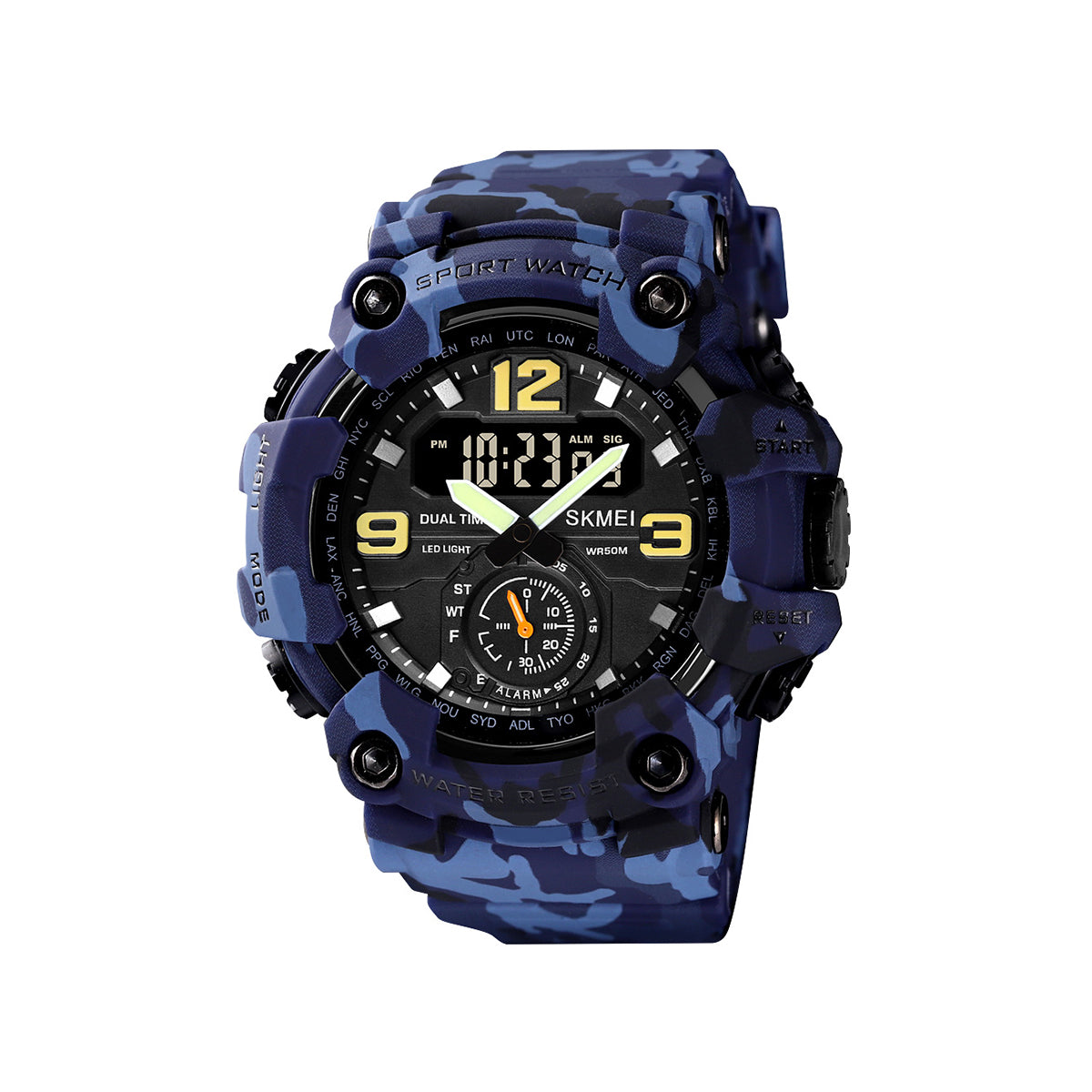 Skmei 1637 Men’s Sports Digital Watch - Blue