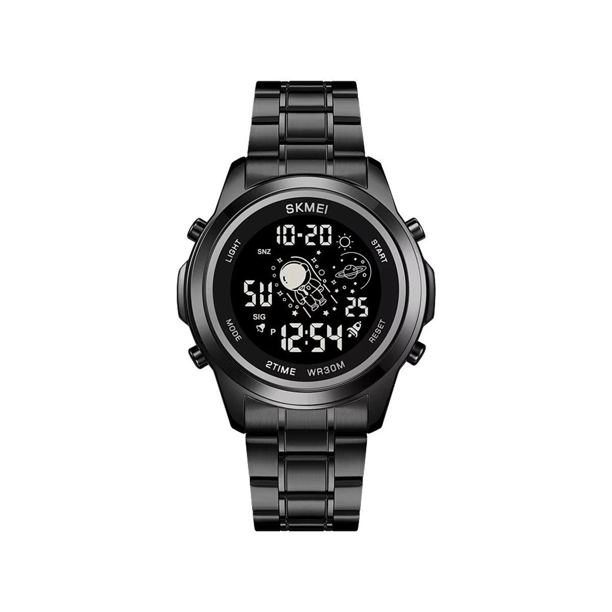 SKMEI 2019 Multifunctional Business Style Watch for Men - Black