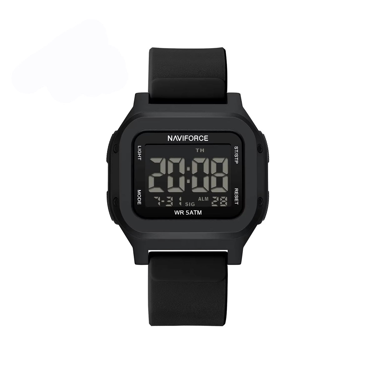 NAVIFORCE NF7137 Stylish Multi-Function Dial with Sporty Elegant Design Men’s Wristwatch- Black