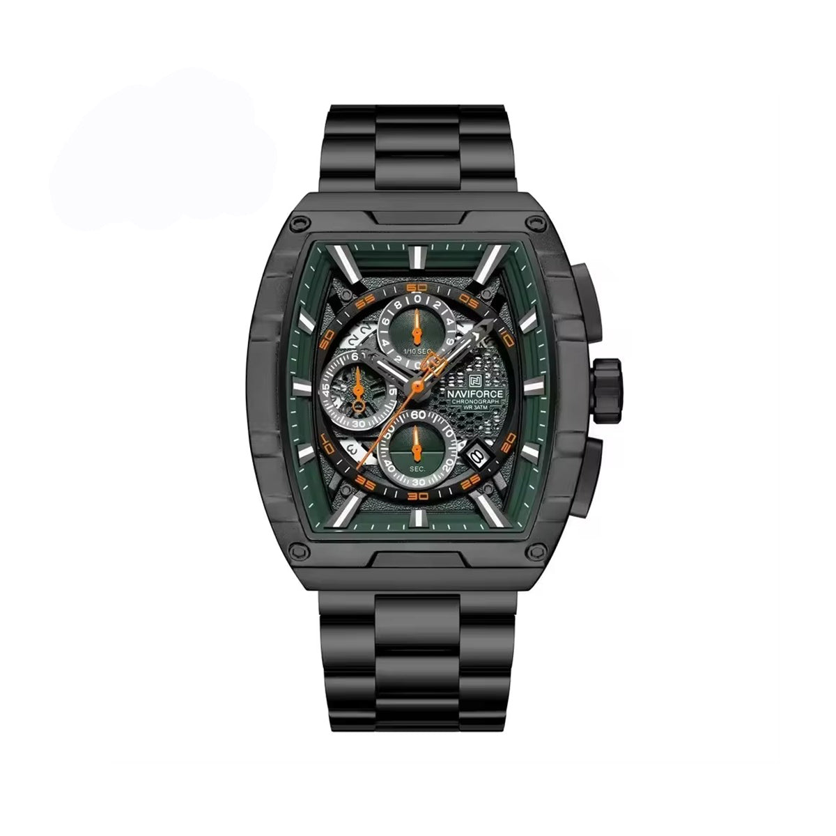 NAVIFORCE 8066 Active Chronograph Men's Watch-Black Red