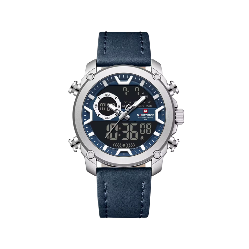 NAVIFORCE 9261 Quartz Digital Watch - Blue