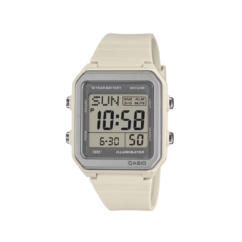 Casio W-221H-8AV Digital Resin Belt Watch