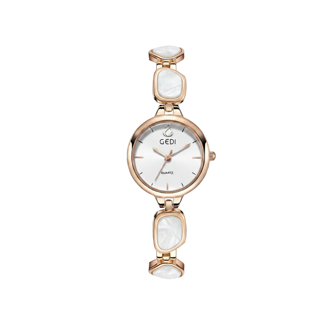 GEDI 72001 Women's Waterproof Alloy Watch Style Bracelet with Luxury Haiou Movement