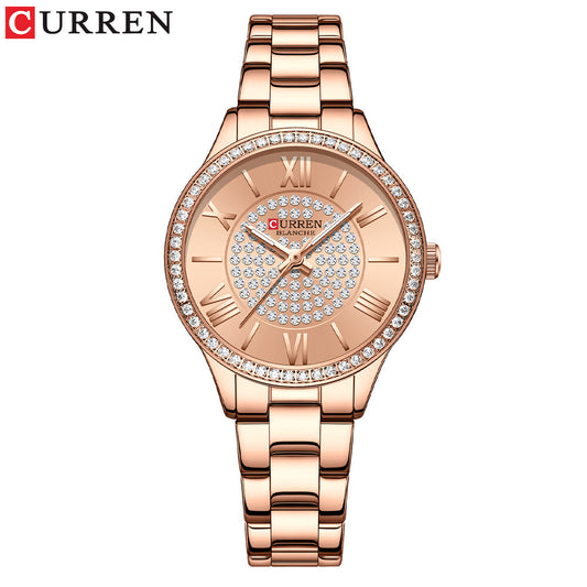 CURREN 9084 Luxury Watches for Women – Rose Gold