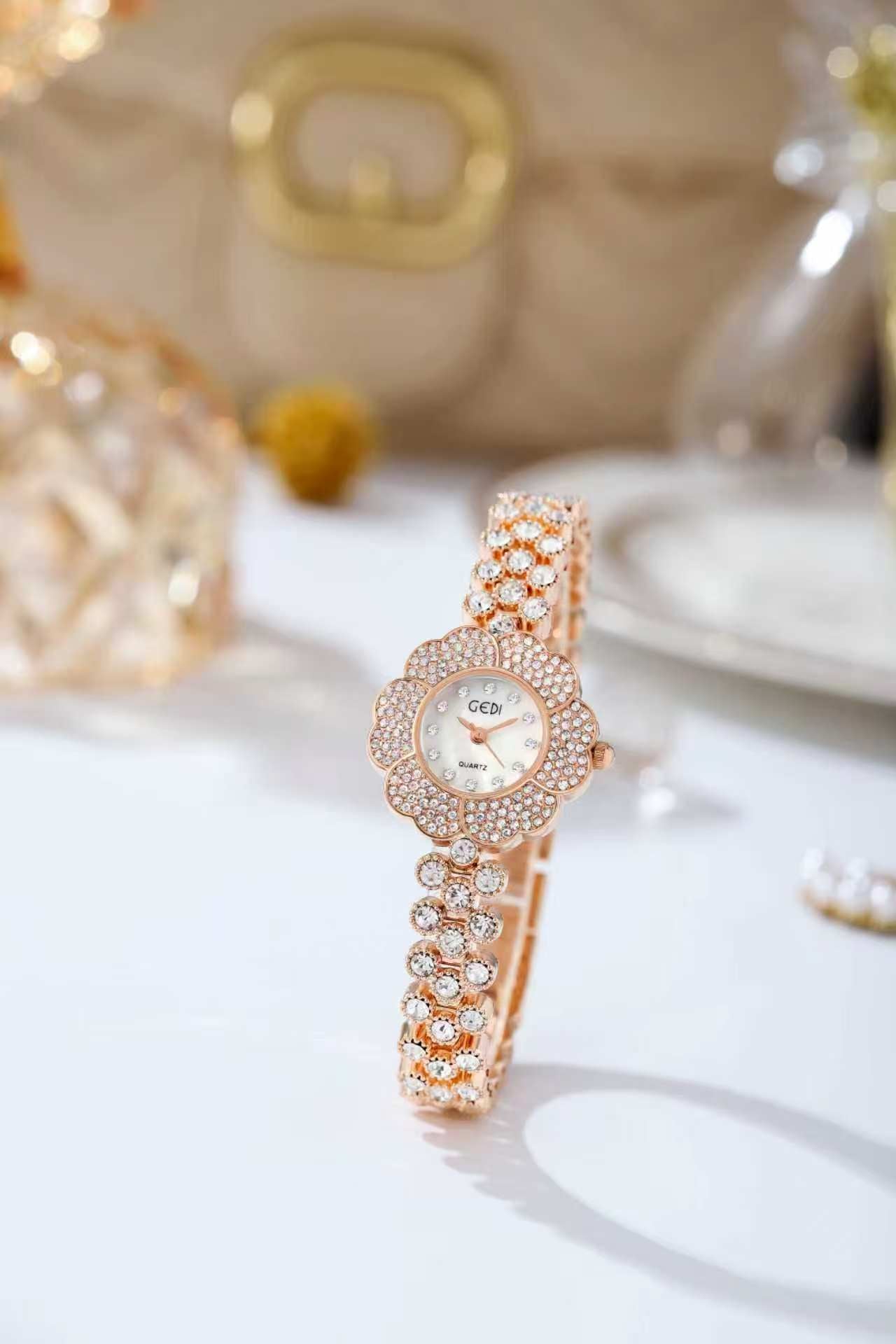 GEDI 52063 Luxury Diamond Beaded Watch