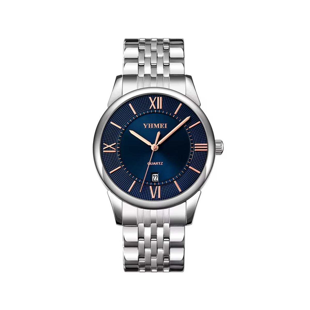 YHMEI 0204 Classic Quartz Stainless Steel Men's Watch