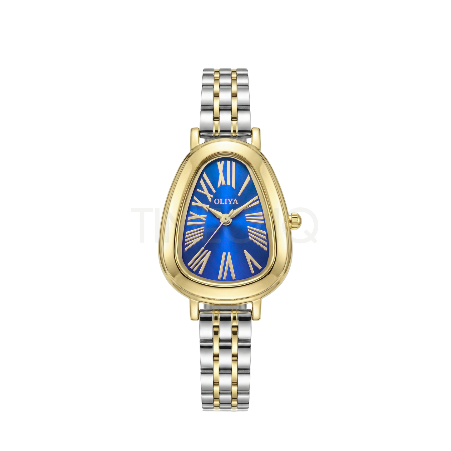 Oliya 2016 Women’s Retro Vintage Watch – Blue Dial | Elegant Ladies Wristwatch