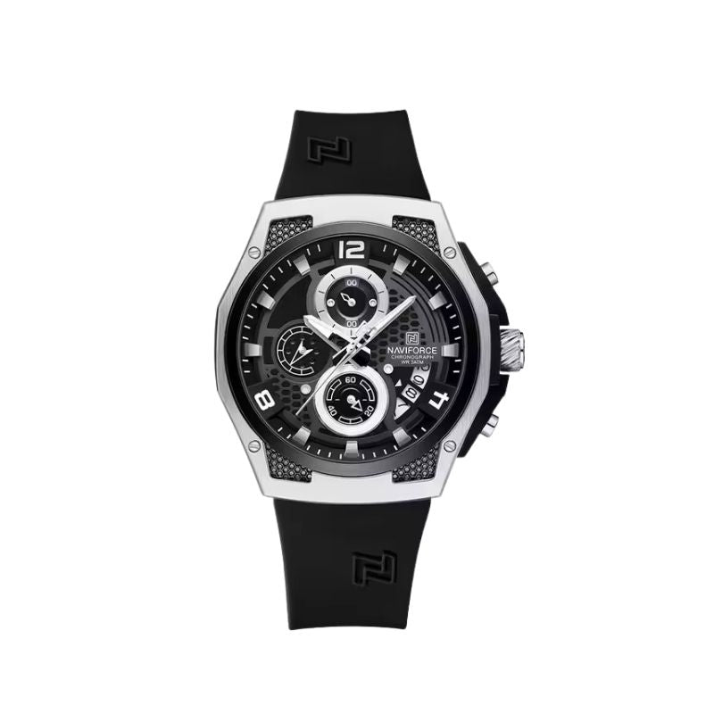 NAVIFORCE NF8051 Black Chronograph Sports Men’s Watch