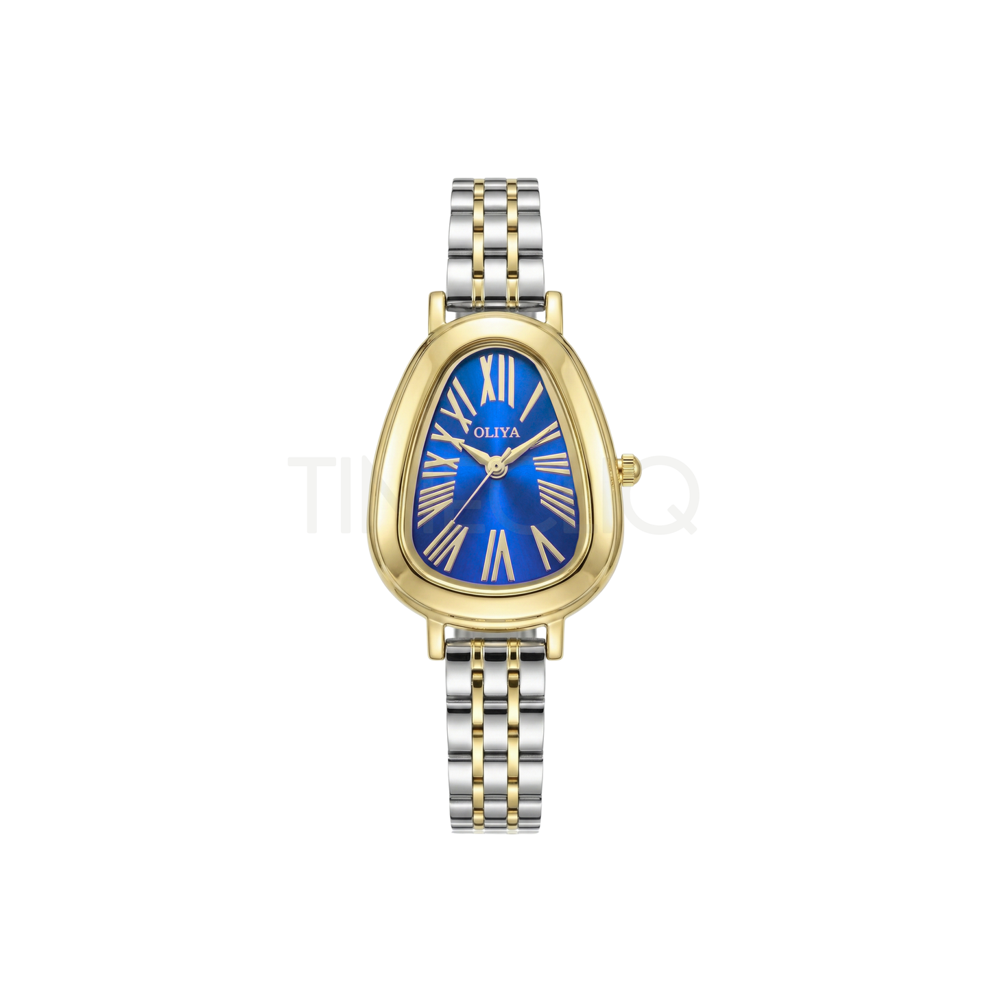 Oliya 2016 Women’s Retro Vintage Watch – Blue Dial | Elegant Ladies Wristwatch