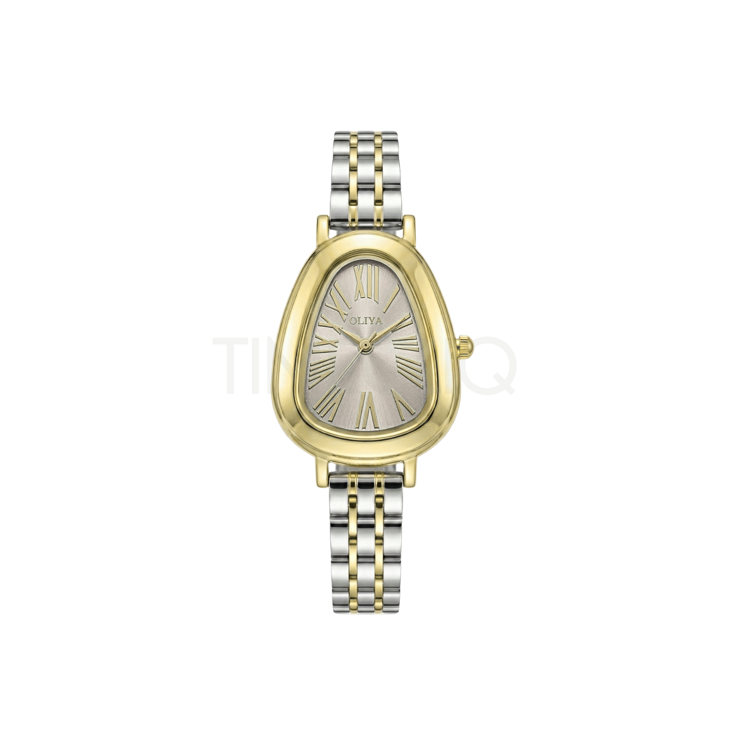 Oliya 2016 Women’s Retro Vintage Watch – Grey Dial | Elegant Ladies Wristwatch