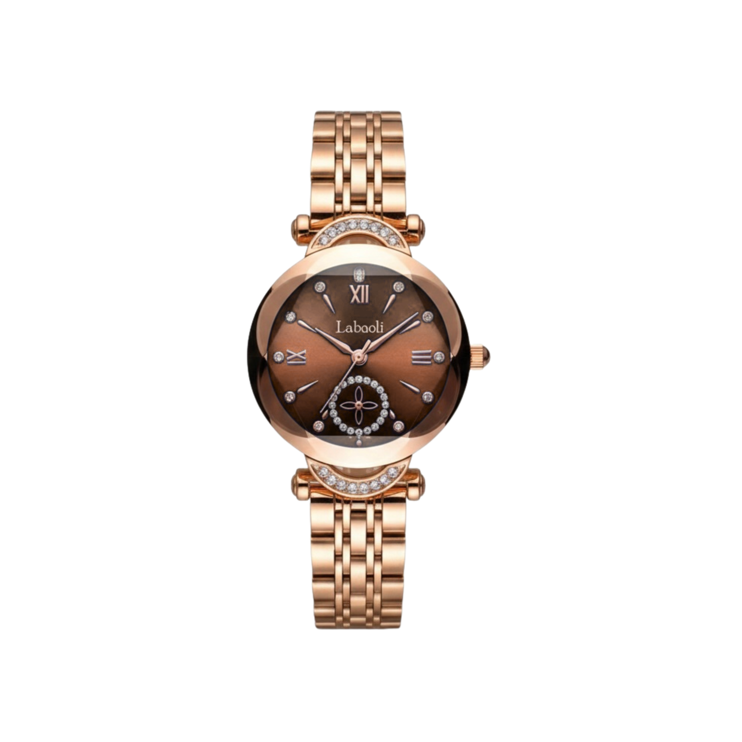Labaoli LA536L Women’s Stainless-Steel Watch- Brown Dial
