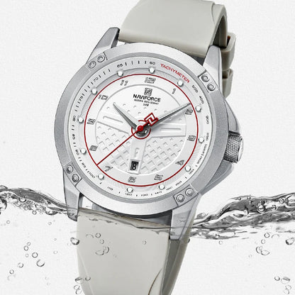 NAVIFORCE NF8031 Luxury Silicon Strap Men's Watch