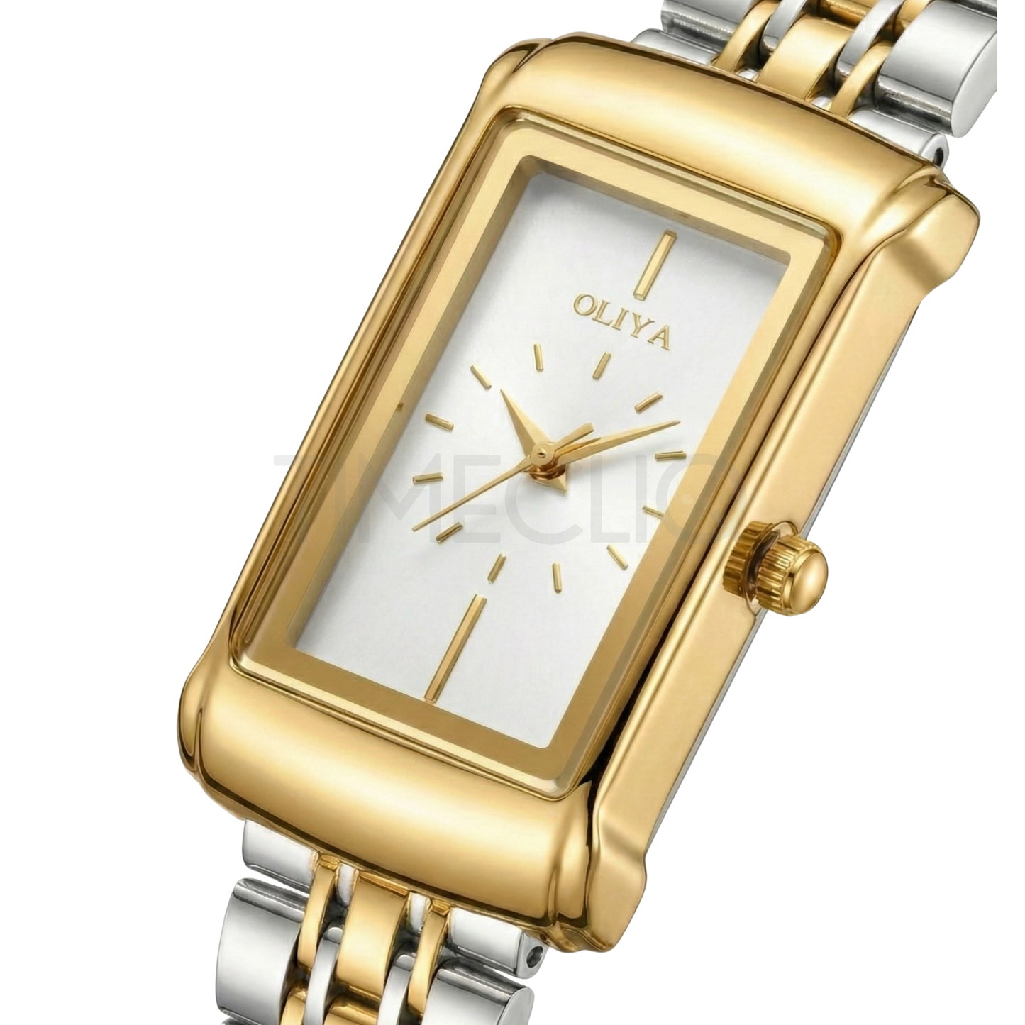 Oliya 55182 Ladies Two-Toned Watch White Dial