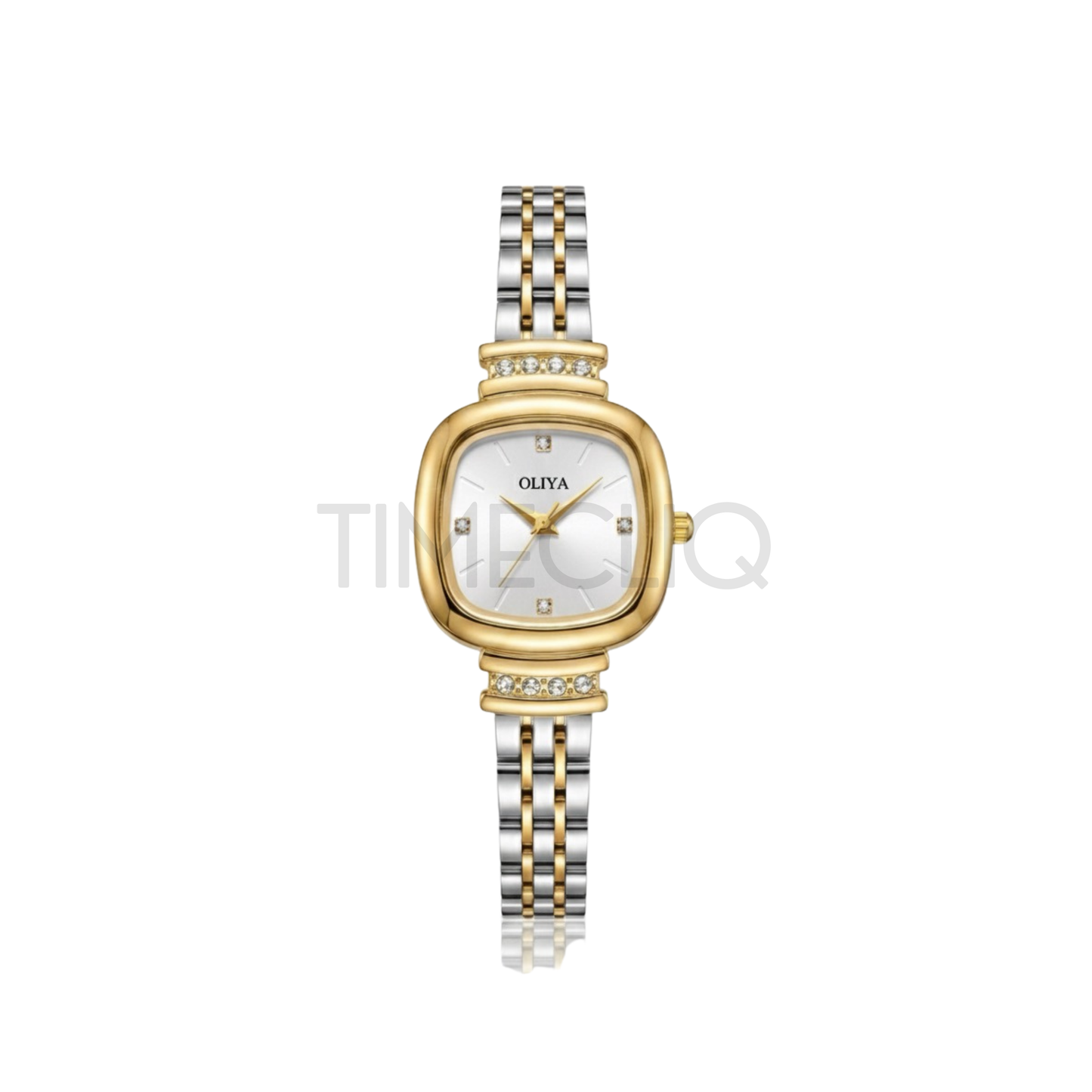 Oliya 6815 Elegant Square White Dial Women’s Watch