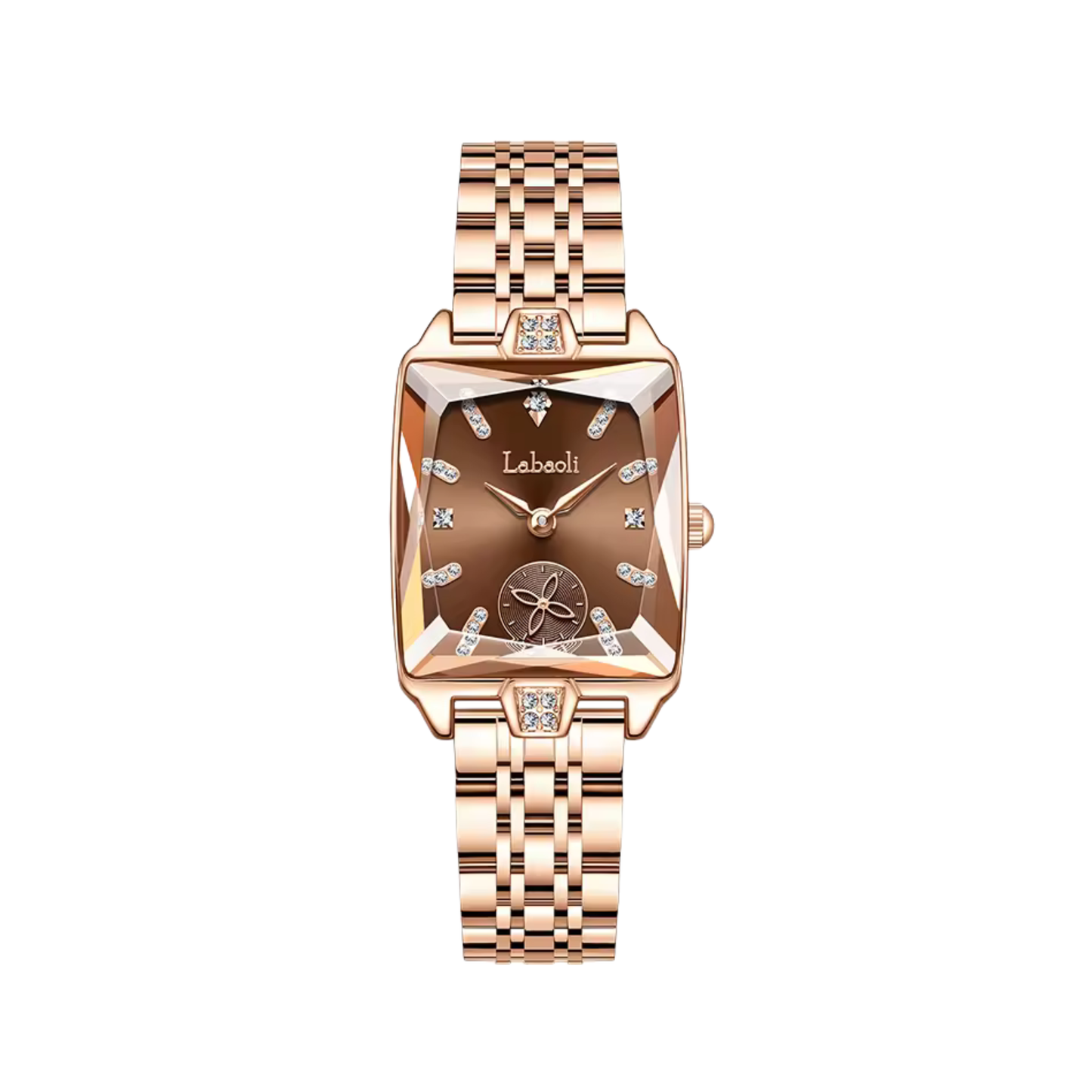 Labaoli LA281M Women’s Stainless Steel Watch- Light Brown Dial