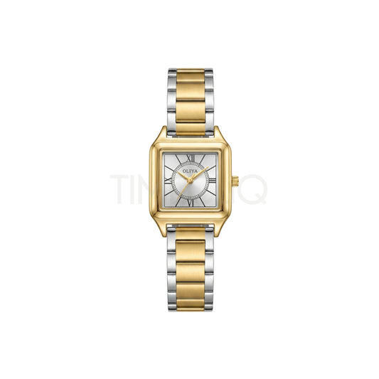 Oliya 6103 Women’s Formal Wristwatch – Elegant White Dial Ladies Watch