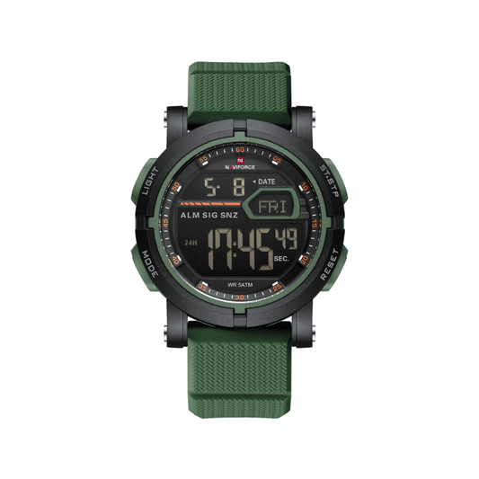 Naviforce 7139 Tactical Men's Waterproof Digital Watch - Green