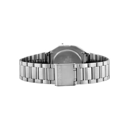 CASIO A158WA-1DF Vintage Digital Stainless Steel Watch