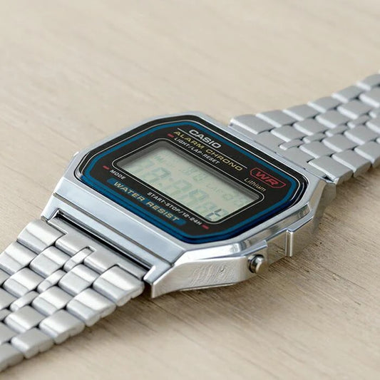 CASIO A159WA-N1DF Vintage Digital Stainless-Steel Watch