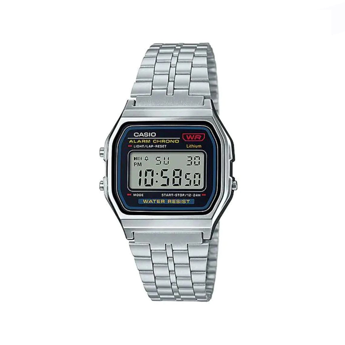 CASIO A159WA-N1DF Vintage Digital Stainless-Steel Watch