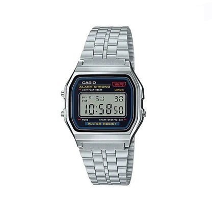 CASIO A159WA-N1DF Vintage Digital Stainless-Steel Watch