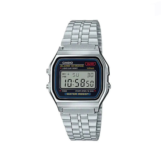 CASIO A159WA-N1DF Vintage Digital Stainless-Steel Watch