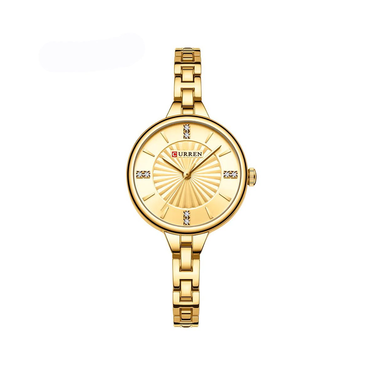 CURREN 9097 Quartz Latest Fashion Elegant Ladies Watch-Gold