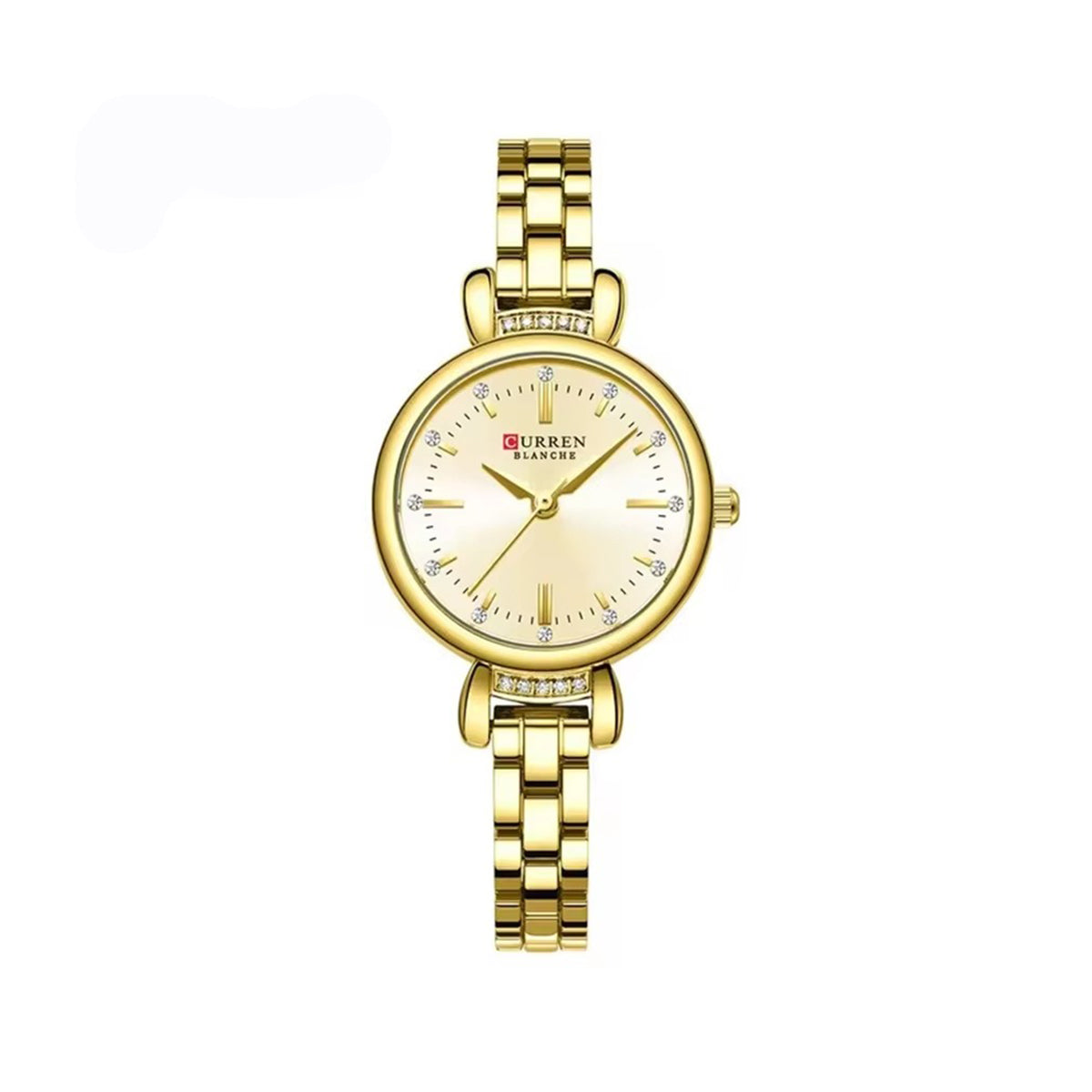 CURREN 9098 Elegant Exclusive Quartz Ladies Watch-Gold