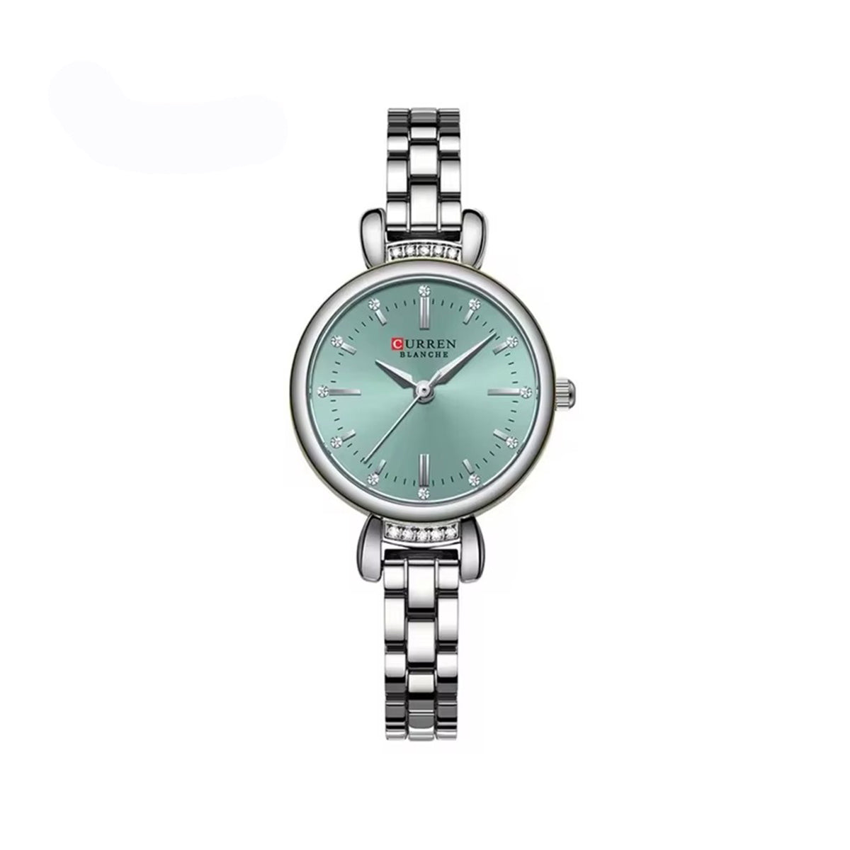 CURREN 9098 Elegant Exclusive Quartz Ladies Watch-Silver Blue