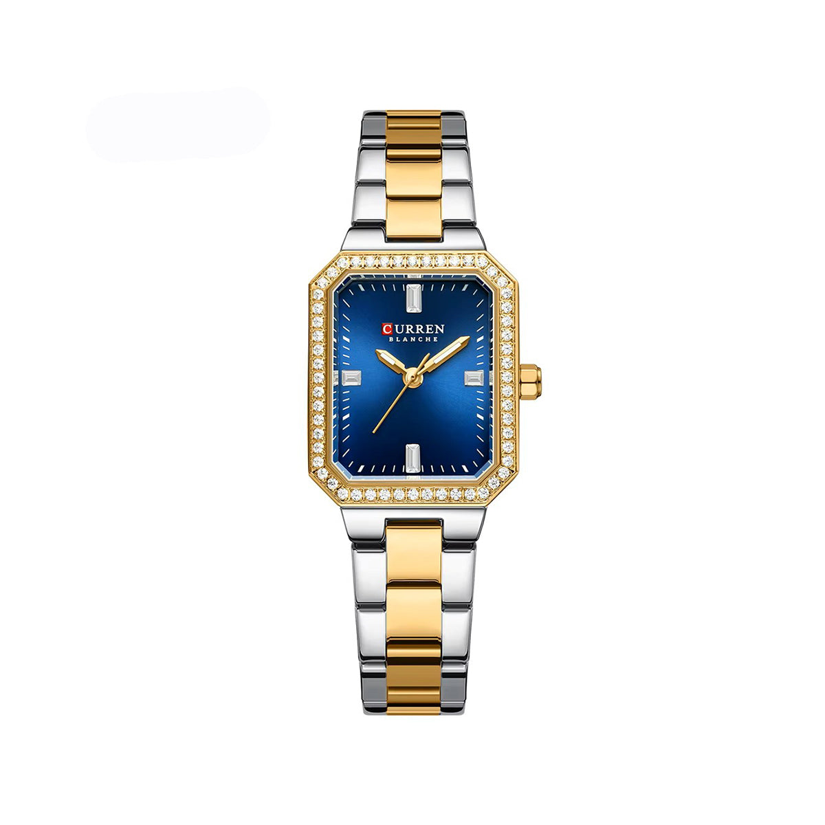 CURREN 9102 Casual Quartz Stainless Steel Ladies Watch-Blue