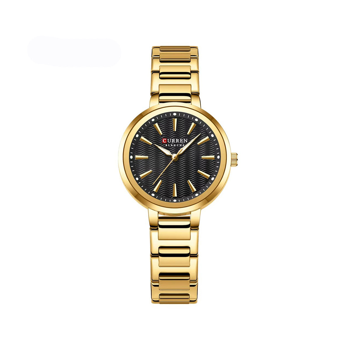 CURREN 9109 New Arrival Elegant Fashion Ladies Watch-Gold Black