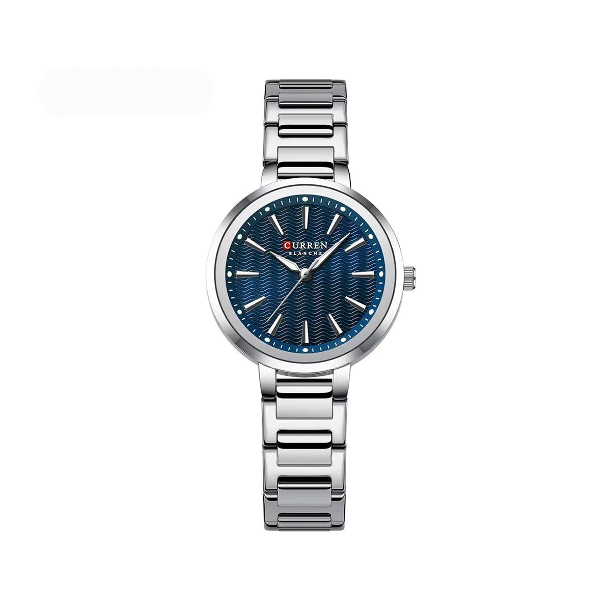 CURREN 9109 New Arrival Elegant Fashion Ladies Watch-Silver Blue