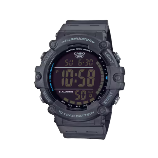 Casio AE-1500WH-8B Wide Display 100M Digital Watch (10-Yr Battery)