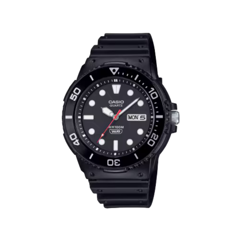 Casio MRW-230H-1E1 100M Marine Watch with Bi-Directional Rotating Bezel