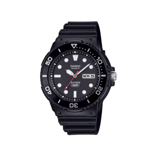 Casio MRW-230H-1E1 100M Marine Watch with Bi-Directional Rotating Bezel