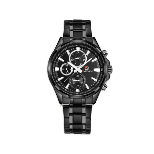 NAVIFORCE 9089 Stainless Steel Chronograph Watch for Men