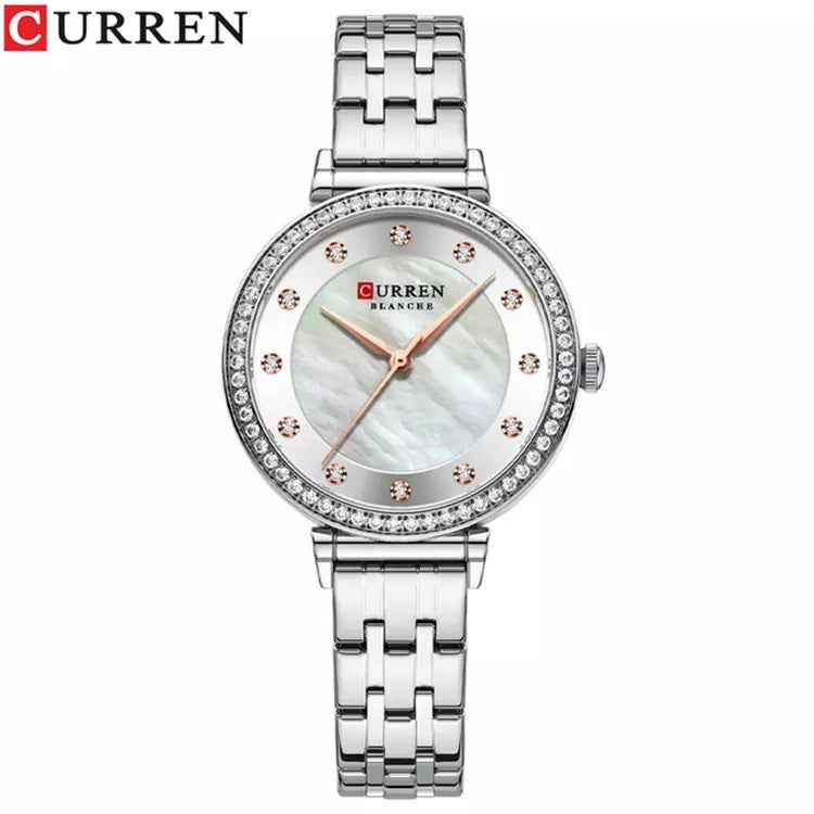 CURREN 9087 Watches for Women – Silver