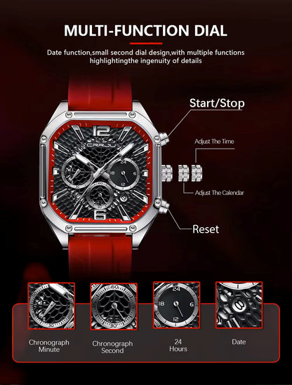 CRRJU 2311 Luxury Active Chronograph Military Movement water resistant Men’s Watch