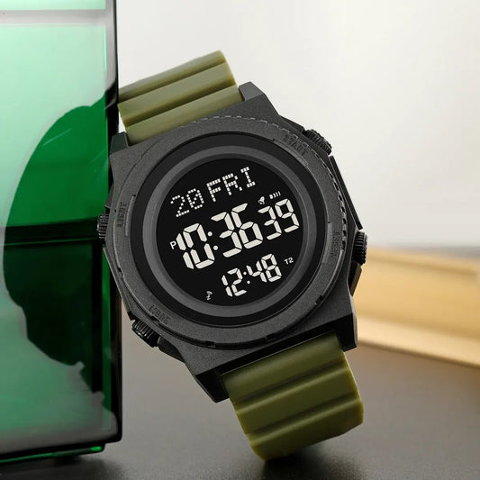 SKMEI 2357 New Stylish Digital Waterproof Men’s Fashion wristwatches- Green